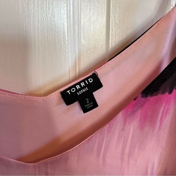 Sophie Chiffon Swing Cami Dye Pink (2) - Picture 6 of 8